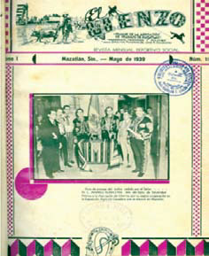 El Lienzo Órgano de la Asociación de Charros de Mazatlán, en 1939