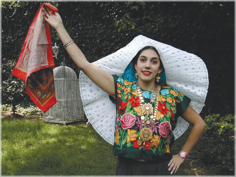 Tehuana… Mujer de encaje, de seda y sol