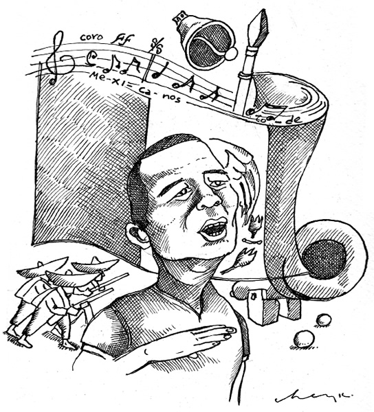 Mexicanos al grito de guerra