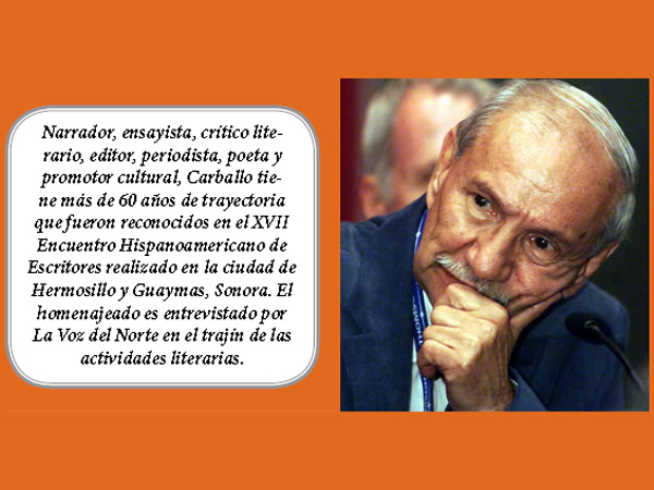 Emmanuel Carballo es homenajeado en Horas de Junio
