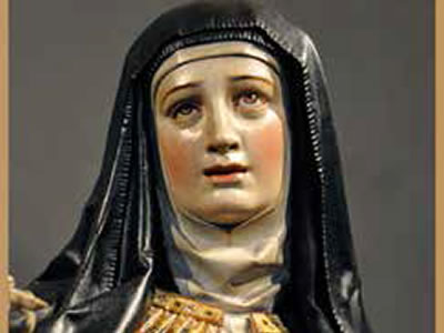 Teresa de Ahumada; mujer conocida como Santa Teresa de Ávila