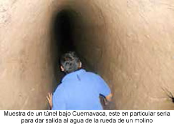 Túneles ocultos bajo Cuernavaca