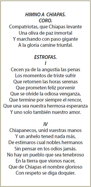 Centenario del Himno A Chiapas