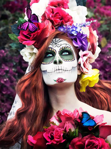 La Catrina y los días de muertos en Cuernavaca