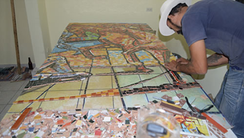 Mural «Mocorito, Ateneo Sinaloense» Lugar donde se concentra y se difunde la cultura